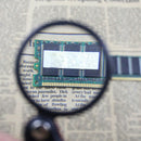 Portable Handheld Magnifier 8X Leather Magnifier Reading Monocle Jewelry Gla Ew