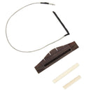 1 Set Of Ukulele Accessories Made Of Rosewood \u0026 ABS - Ukulele Bridge +