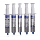 Large syringe type gray thermal grease computer accessories for CPU cooling