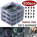 630PCS Mix Auto Nylon Rivets Fastener Front Bumper Fender Mud Flaps Clip