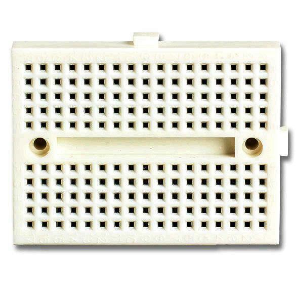 Mini Nickel Plating Breadboard 170 Tie-points for Arduino Shield White A