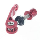 Lever quick clamp tool bolt red alloy Bike Route saddle P7C4