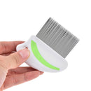 Stainless steel needle comb hair brush shedding flea for cat dog pets trimmer JR