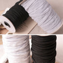 64 Meters/70 Yards 6mm Polyester Elastic Bands for Clothes Garment Sewing A