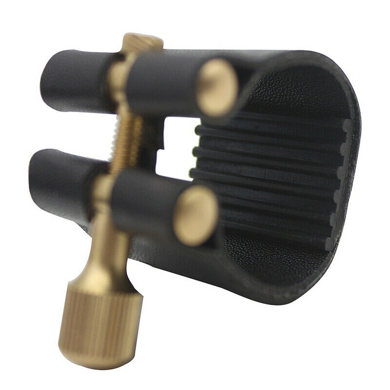 Bb Clarinet Leather Ligature Fastener with Plastic Cap for Sax Mouthpiece W
