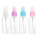 Clear Perfume Refillable Travel Lotion Liquid Spray Press Pump Bottle(100ml