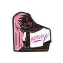 Cartoon Bored Girl Drip Oil Brooch Denim Jacket Badge Lapel Pins (Style 3) A