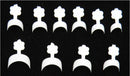 100 Pcs French False Acrylic Nail Art Tips White Decoration Manicure UV Gel M&O