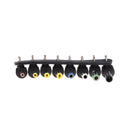 8pcs/Set For PC Notebook Laptop Universal Power Adapter Plug Charger Connec Ew