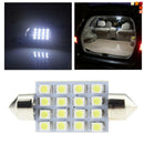 14x White LED Interior Package Kit For T10 36mm Map Dome License Plate Light CYX