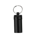 Lot 6x Waterproof Aluminum Medicine Pill Case Box Bottle Container Key Chain