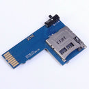 2 In 1 Dual System Tf Micro- Sd Card Adapter Memory Board For Raspberry Pi