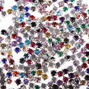 300x Colorful Crystal Loose Beads Faceted Beads for Sewing on Clothes 4mm
