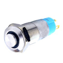 10mm Blue LED Car Auto Self-locking Push Button Power Switch IP67 Waterproof