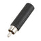 5x 6.35mm 1/4 inch Mono Female Jack to RCA Male Plug Audio Adapter Cable Co B6U3