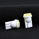 10x 12V Car Super Bright White 1 LED COB SMD T10 W5W Wedge Side Light Bulb Lamp