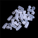 20PCS Empty White Plastic Capsule Shells with Cap Health Care new ME