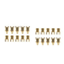 10Pack Male + 10Pack Female Socket Replacement Headset MMCX Cord for Shure SE215
