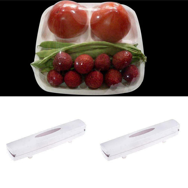 Wraptastic Food Wrap Dispenser Plastic Metal Wrap Food Tools Kitchen D8A5
