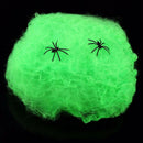 Halloween Spider Web Props Home Party Bar Decoration Stretchy Cobweb Spider J6T4