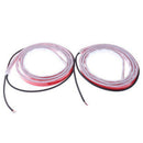 2x Car Door Opening Warning LED Strip Light Flashing Signal Anti-collisionS Ew