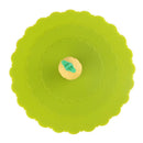Silicone Cup Lid Heat Resistant Leakproof Reusable Sealed Cover (Pineapple) A