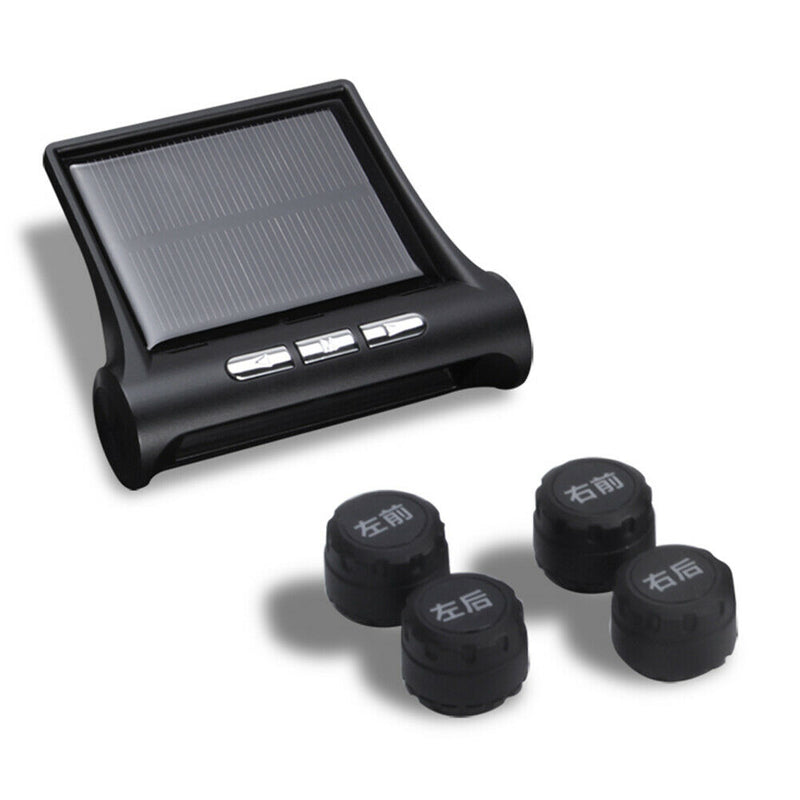 AN001 Solar Car TPMS Tire Pressure Monitoring System w/ 4 External Sensors