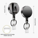 Retractable Metal Telescopic Keyring Reel Anti Lost Key Chain Clip Belt M3O B9C2