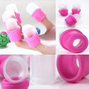 Wearable Nail Acrylic Soaker Kit Polish Remover Gel Cap Pink 10Pcs, Tip Rem X3A7