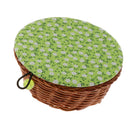 Portable Sewing Kit with Flower Parrten Basket Random Color Sewing Supplies