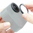 1Pair Protective Len Cap Camera Lens Cover Frame Case For GoPro Max Camera F8Q7
