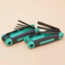 8 In 1 Folding Hexagon Key Hex Wrench Set 1.5Mm,2Mm,2.5Mm,3Mm,4Mm,5Mm,6Mm,8