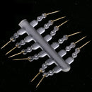 12pcs Bait Spikes with Silicone Ring for Carp Fishing Hair Rigs Hooks 10mm