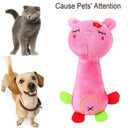 Funny Animal Shape Cute Pet Puppy Dog Toys Soft Plush Sound Squeaky Pig Che W6L8