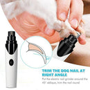 Rechargeable Nail Grinder USB Charging Pet Nail Clipper Electric Nail Trimm