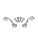 2x Kayak Deck Loops Tie Down Pad Eyes -  Accessories 4 Screws Kit