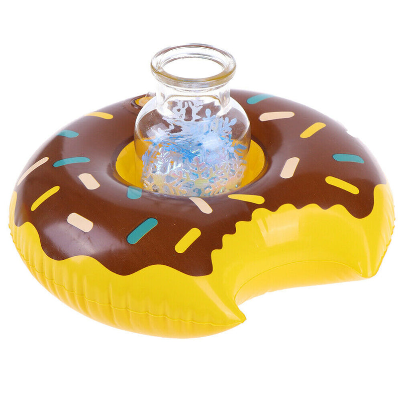 3pcs/lot Outdoor Donuts Inflatable cup holder Swimming Pool Party Decoration FT