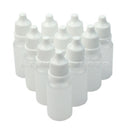 Protable 50Pcs 10ml Empty Squeezable Applicator Dropper Bottles Eye Liquid New