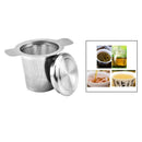 Tea Strainer Mugs Herb Steeping Tea Infuser Filters With Lid Double Handles