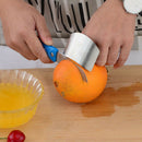 1pc Stainless Steel Finger Protector Multi-functional Cutting up Vegetables Hn