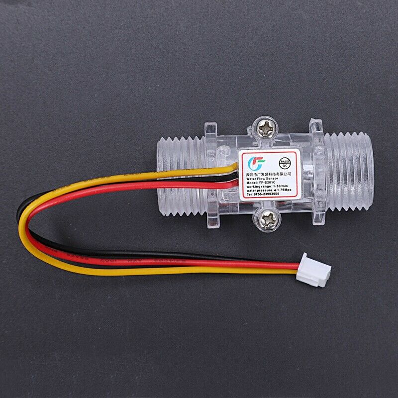 1-30L/Min Water Flow Sensor Flowmeter Hall Flow Sensor Water Control