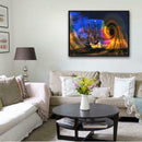 5D DIY Full Drill Diamond Painting Flying Boat Cross Stitch Mosaic Kit