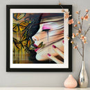 5D Full Round Drill Diamond Painting DIY Abstract Women Rhinestone Poster