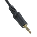 3.5 mm jack male - female connector m / f extension cable audio cable black