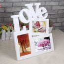 Durable Lovely Hollow Love Wooden Photo Picture Frame Rahmen DIY Home Decor BX