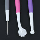 3pcs Fondant Cake Sugar Flower Sculpture Group Shaping Modeling Baking Tool