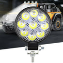 1PC 27W Round Flood Work Light Bar Fog Driving Lamp Truck Tractor SUV ATV OZ