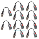 5pairs Video Balun Twisted Passive Transceiver CCTV UTP BNC DVR Camera Cat5 New