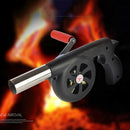 Hand Fan Starter Blower Barbecue Grill Fire Cranked Outdoor Camping BBQ T IO FT