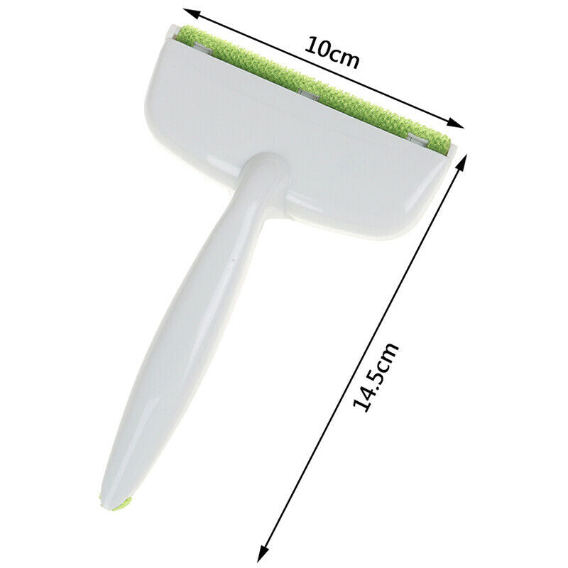 2 Heads Reusable Pet Hair Removal Brush Portable Household Clean ME